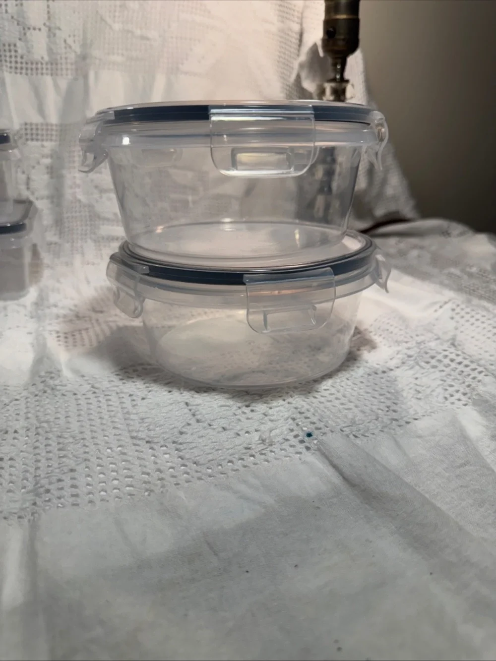 Plastic Storage Containers with snap lids